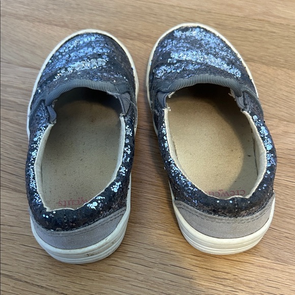 CrewCuts Silver Kids Slip-On Shoes - Picture 3 of 8